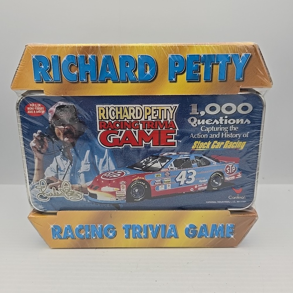 Cardinal Richard Petty Nascar Racing Trivia 50th Anniversary Game 1998 Vintage